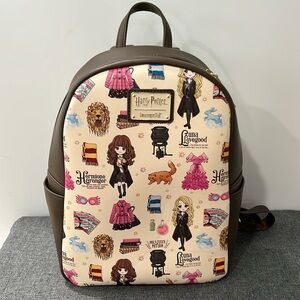 Loungefly Hermione and Luna mini backpack
